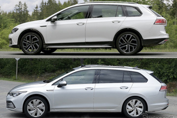 VW ゴルフオールトラック 新型、2020年内登場か…ヴァリアントと比較 画像