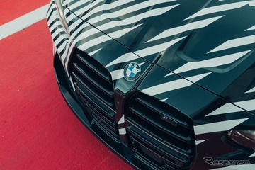 BMW M4クーペ 次期型、縦長グリルの採用が決定…最新プロトタイプの写真 画像