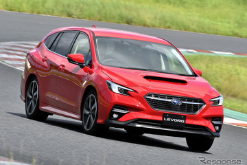 【スバル レヴォーグ 新型試乗】GT-H と STI Sport、走りの違いをサーキットで検証した…片岡英明 画像