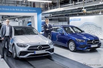 メルセデスベンツ Cクラス 新型、生産開始…最新デジタル工場で 画像