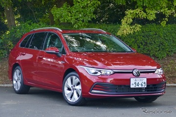 【VW ゴルフヴァリアント 新型試乗】サラリと安定感のある走りの「eTSI Style」…島崎七生人 画像