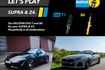 サスペンションブランドBILSTEINよりTOYOTA SUPRA／BMW Z4用新製品「EVO T1」「B6」が新発売 画像
