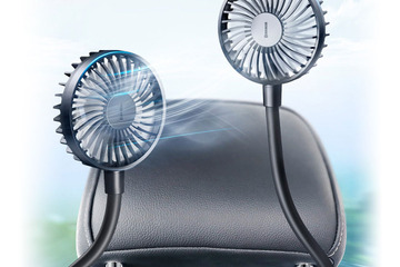 見た目よりも実用性重視！ヘッドレストツインファン「K-FAN09」が新登場 画像