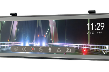 KEIYOからスマートミラー＋前後2カメラ搭載のフルハイビジョンドライブレコーダーが新発売 画像