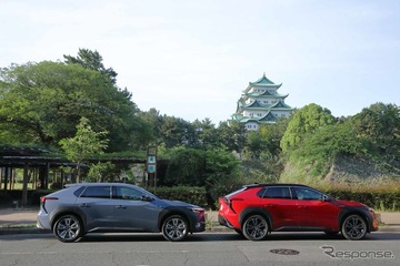 【トヨタ bZ4X ＆ スバル ソルテラ 新型試乗】運動性のソルテラと、快適性のbZ4X…中村孝仁 画像