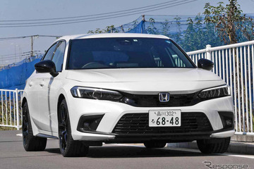 【ホンダ シビック e:HEV 新型試乗】ハイブリッドを選ぶべき理由は燃費だけじゃない…中村孝仁 画像