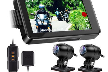 MAXWINからリアモニター機能付きバイク用前後同所録画ドライブレコーダー「DVR-B003」が新登場 画像