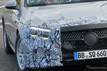 ハーフカップLEDくっきりと…メルセデスベンツ『Eクラス』次期型、PHEVモデルをスクープ 画像