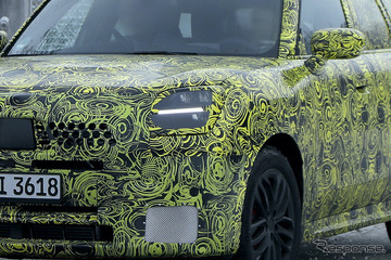 MINI史上最大サイズに!? MINI『クロスオーバー』次期型、新デザインのライトも確認 画像