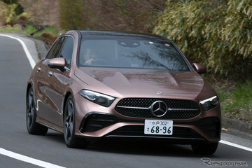 【メルセデスベンツ Aクラス 新型試乗】「A200d」と「A180セダン」、見た目だけではわからないキャラの違い…島崎七生人 画像