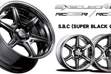 タナベがSSRブランド2023年新作ホイール「EXECUTOR RC06R/RC06S」に特殊カラー「S.B.C（スーパーブラックコート）」追加設定を発表 画像