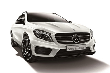 メルセデスベンツ GLA に特別仕様、ホワイトの外装にブラックアクセント 画像