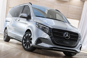 メルセデスベンツ『Vクラス』改良新型、表情一新…受注を欧州で開始へ 画像