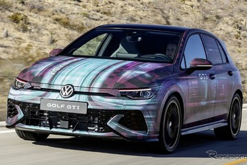 VW『ゴルフGTI』改良新型、プロトタイプの写真…バンパーやディスプレイが新デザインに 画像