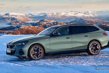 BMW 5シリーズ ツーリング 発表、日本初のEVステーションワゴン導入 画像
