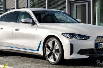 BMWの4ドアEVクーペ『i4』、改良新型を発表へ…北京モーターショー2024 画像