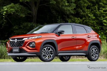 ちょうどいいサイズのクーペSUV、スズキ『フロンクス』をプロトタイプで先行チェック［詳細画像］ 画像