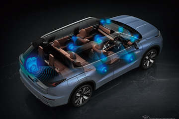 『アウトランダーPHEV』改良新型、ヤマハ製オーディオ搭載…国内向け三菱車で初 画像