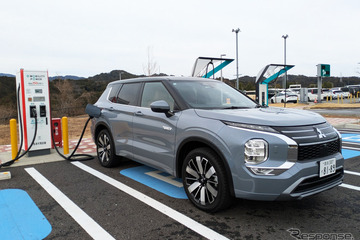 【三菱 アウトランダーPHEV 新型試乗】「100kmをBEVとして走ることができる」は本当か…中村孝仁 画像