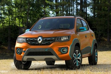 【デリーモーターショー16】ルノーの小型SUV、クウィッド に「クライマー」…オフローダー提案 画像
