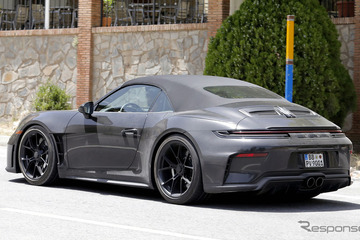 ポルシェ『911スピードスター』が劇的な復活？ 992.2世代に最後の打ち上げ花火！ 画像