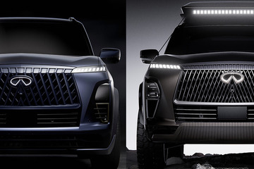 インフィニティの最上位SUV『QX80』、「トラック」と「テレイン」2台の高性能コンセプト公開 画像