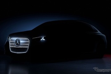 メルセデスベンツ『Cクラス』次期型を予告、光る大型グリル採用…初のEVも設定へ 画像