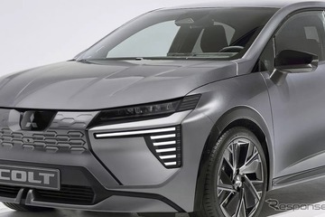 三菱がコンパクト市場に復帰!? 『コルト』次期型はエクリプスクロス風デザインのBEVに 画像