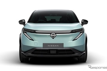 日産『アリア』改良新型を世界初公開へ、Vモーショングリルのない新デザインに…ジャパンモビリティショー2025 画像