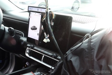 日本市場にはいつ？ ヒョンデ最小のEV、『アイオニック3』の車内を初めて撮影！ 画像