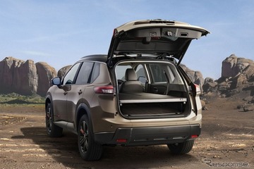 日産『エクストレイル』、車中泊仕様「マルチベッド」設定…532万7300円で2月発売 画像