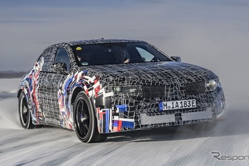 噂の電動版『M3』か、「Mノイエ・クラッセ」プロトタイプの写真公開…2027年市販化へ 画像