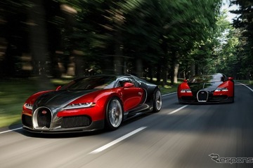 ブガッティ『ヴェイロン』、1600馬力のW16気筒＋4ターボ搭載で再来…「F.K.P.オマージュ」発表 画像