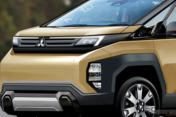 三菱 デリカD：5 販売好調の裏で、次期型『D：6』の開発着々…最終デザインをプレビュー 画像