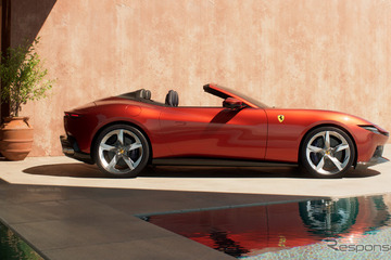 「デザインの完成度高すぎる」フェラーリの「新型スパイダー」がSNSで話題…「新たな赤色」にも注目 画像