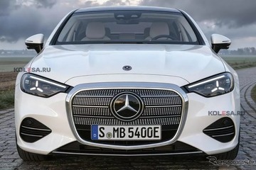 巨大グリルが見る者を圧倒、メルセデスベンツ『Cクラス』初のフル電動！…まさかのリフトバックも？ 画像