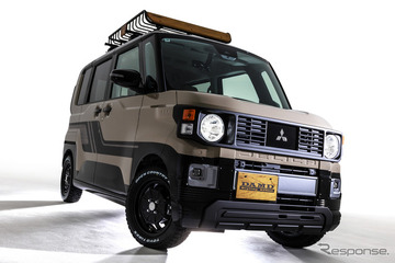 三菱『デリカミニ』を70年代風にレトロカスタム！ オートサロンで話題となったダムドの新キット「DALI」発売 画像