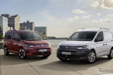 VWの小型ミニバン『キャディ』、改良新型の写真を公開…バンパーやホイールなど外観を刷新 画像