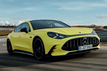 メルセデスAMG GT 4ドアクーペ新型、3モーター1169馬力のEVに…V8サウンド再現モードも 画像