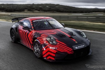 ポルシェ 911 GT3 ベース、新型レーシングカー「GT4 R」発表…自然吸気ボクサー6は最大520馬力 画像