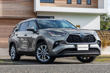 米国製SUV『ハイランダー』、全国のトヨタ販売店で8月1日発売…右ハンドルで860万円 画像