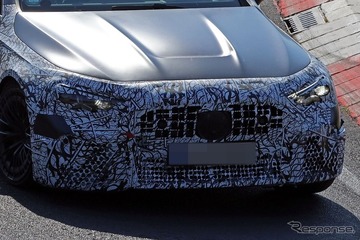 “スター顔”採用、直6もパワーアップか？ メルセデスAMG『CLE53』改良新型、インテリアも見えた！ 画像