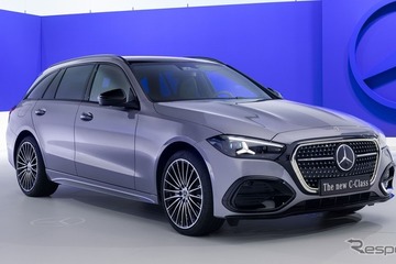 メルセデスベンツ『Cクラス・ステーション』改良新型は表情一新、PHEVは電気走行100km実現…欧州発表 画像