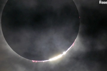 パナソニック、太陽光発電の電力だけで皆既日食を生中継3/9 画像
