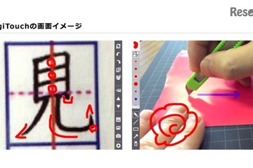 伊藤忠と宮教大、小学校と共同でiOS向け電子黒板アプリ開発 画像