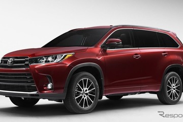 【ニューヨークモーターショー16】トヨタの中型SUV、ハイランダー に2017年型…表情一新 画像