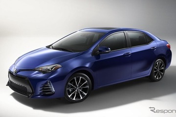 【ニューヨークモーターショー16】北米向け トヨタ カローラ に2017年型…表情一新 画像