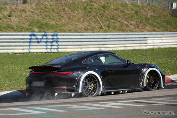 ポルシェ 911 次世代型、ワイドになってニュル激走！ 画像