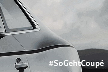 アウディ A5 クーペ 新型、リアフェンダーが見えた 画像