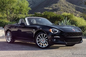 フィアット 124スパイダー、最安のターボ搭載オープンカーに…米国 画像